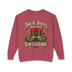 Festive Crewneck Comfort Colors Sweatshirt: Holiday Cheer, Christmas Gift, Cozy Wear, Funny Xmas Apparel,