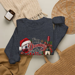 "I'm Dreaming of a Wine Christmas" Holiday Crewneck