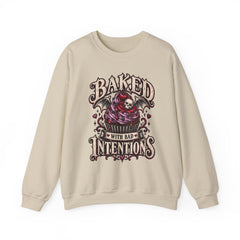 Baked With Bad Intentions Sweatshirt - Halloween Vibes