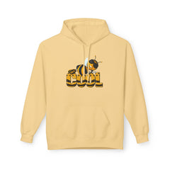Bee Cool Hoodie - Unisex Fleece Sweatshirt , Eco-Friendly Apparel, Queen Bee Fizzin