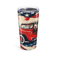 Tumbler 20oz - Military Vehicle- inspired by 1940s and Pop Art