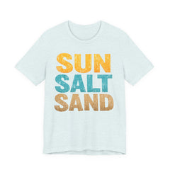 Sun Salt Sand Beach T-Shirt — Retro Coastal Summer Tee