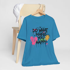 Do What Makes You Happy Tee | Unisex Jersey Short Sleeve Shirt, Positive Vibes Shirt, Gift for Friends, Uplifting Apparel, Casual [...]