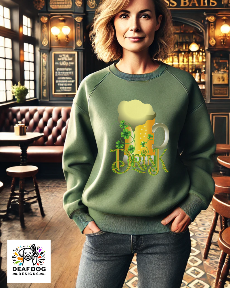 St. Patrick's Day Beer Mug Crewneck Sweatshirt - Unisex Heavy Blend™