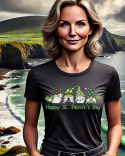 St. Patrick's Day Gnoming Around Unisex Tee