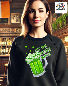 St. Patrick's Day Unisex Crewneck Sweatshirt - Let the Shenanigans Begin