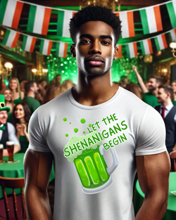 Funny St. Patrick's Day Unisex Tee - “Let the Shenanigans Begin