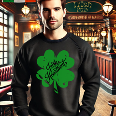 St. Patrick's Day Unisex Crewneck- Irish Heartbeat