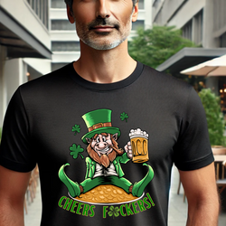 St. Patrick's Day Cheers F*ckers Unisex Tee