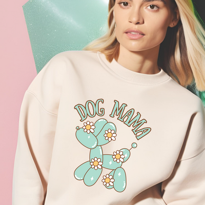 Balloon Dog Mama Crewneck Sweatshirt - Perfect Gift for Pet Lovers
