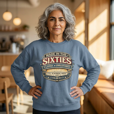 Made in the Sixties Crewneck Sweatshirt — Classic & Unrestored Vintage 60s Gift