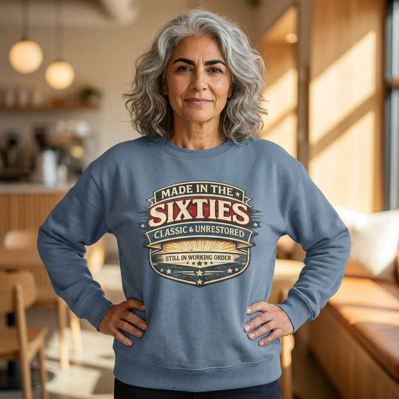 Made in the Sixties Crewneck Sweatshirt — Classic & Unrestored Vintage 60s Gift
