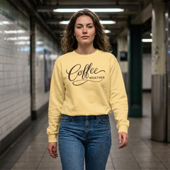 Coffee Weather Sweatshirt — Comfort Colors