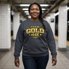 Team Gold - Unisex Midweight Softstyle Sweatshirt -Jewelry Lover