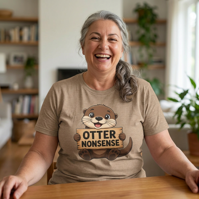 Otter Nonsense T-Shirt — Cute Otter Pun Tee