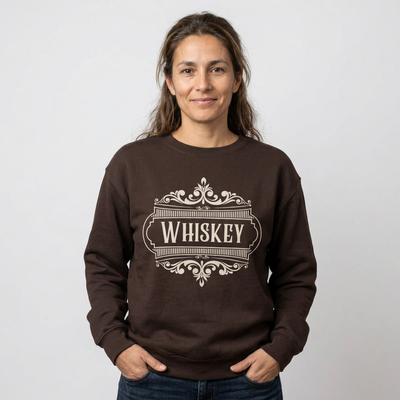 Whiskey - Victorian Design #2 Crewneck Sweatshirt