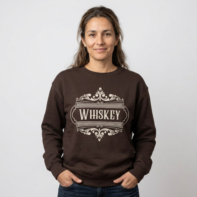 Whiskey - Victorian Design #2 Crewneck Sweatshirt