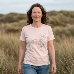 Butterfly Sparkle Tee — Pastel Crystal Butterflies Graphic T-Shirt