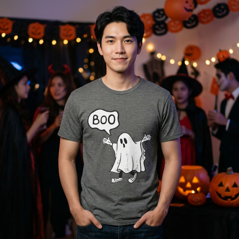 “Boo” Ghost - Halloween T-Shirt