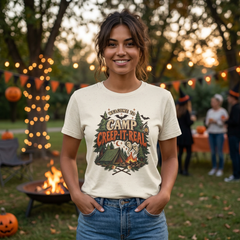 Camp Creep-It-Real T-Shirt — Welcome to Camp Halloween Graphic Tee- BP
