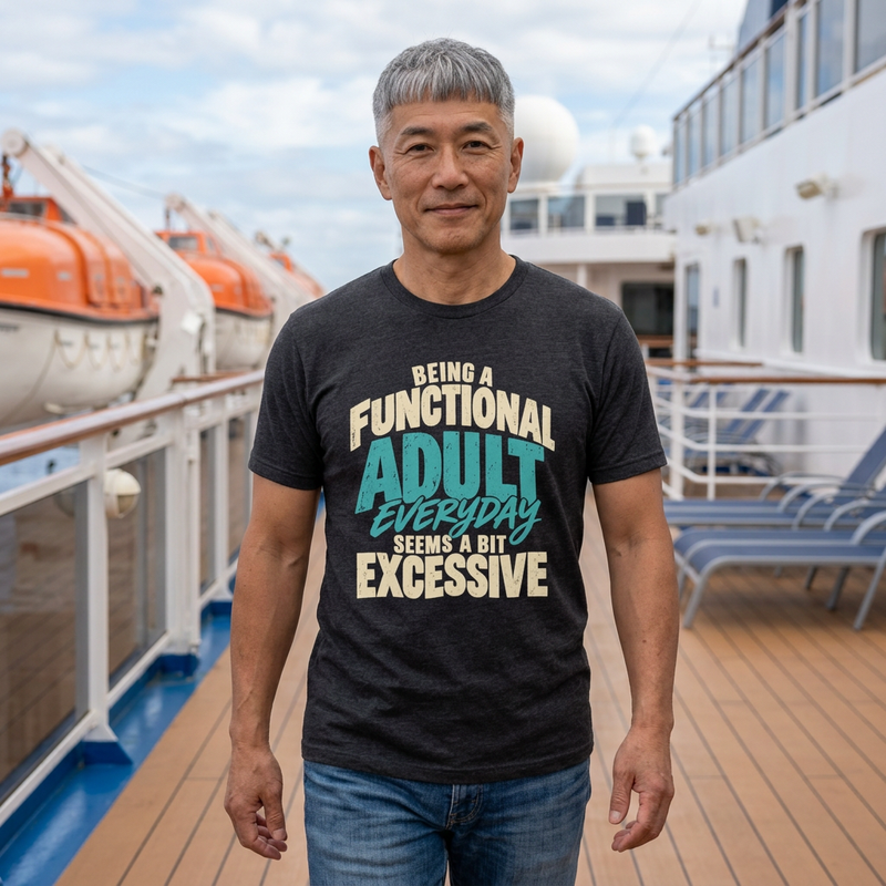 Being a Functional Adult Everyday Seems a Bit Excessive T-Shirt