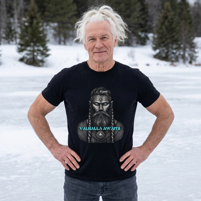 Viking Warrior 'Valhalla Awaits' T-Shirt Pop Culture