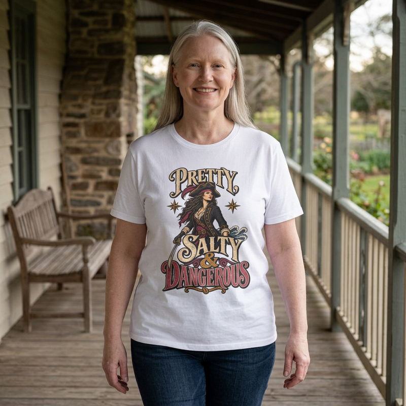 Pretty Salty & Dangerous Pirate T-Shirt