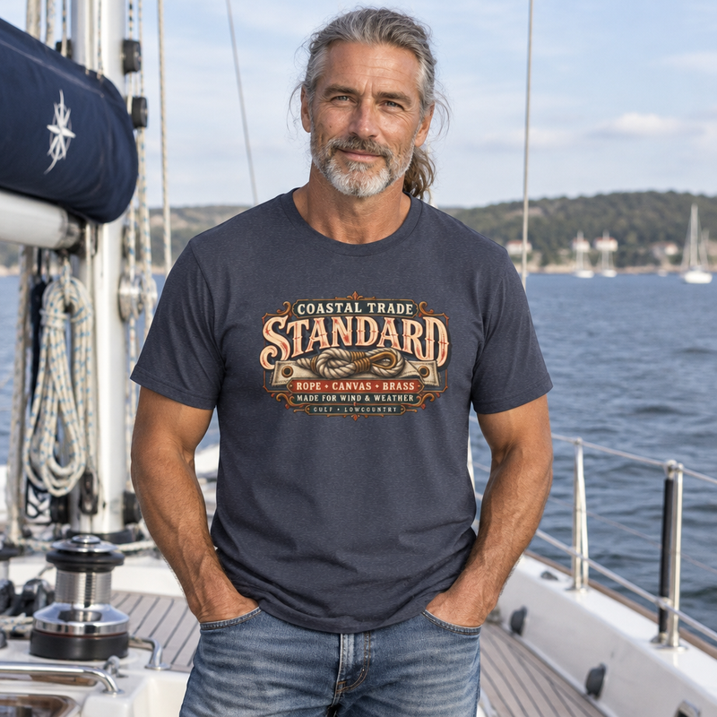 Coastal Trade Standard Vintage Nautical T-Shirt - Southern Heritage