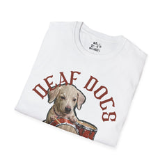 FB Rockstar Dog Unisex T-Shirt - Deaf Dogs Definitely Rock Design