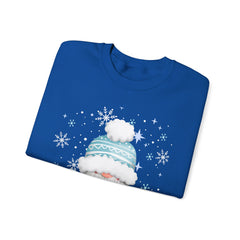 Winter Chill Sweatshirt - Cozy Unisex Crewneck with Snowy Design, Perfect for Holidays, Gifts, Snow Lovers, Warmth, Casual Style