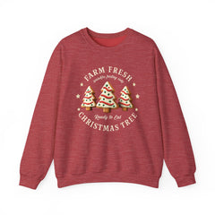 Farm Fresh Christmas Tree Sweatshirt – Cute Cookie Tree Holiday Crewneck