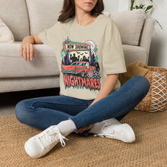 Nightmares Movie Poster T-Shirt — "Now Showing" Retro Drive-in Movie Horror BP Halloween