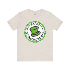 Happy St. Patrick's Day Unisex Tee - Leprechaun Hat