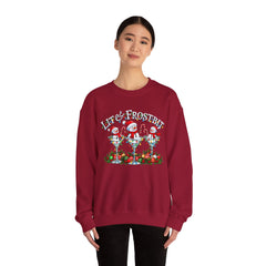 Lit & Frostbit Design | Festive Christmas Martinis, Winter Parties, Snowman Apparel, Christmas Party Sweatshirt
