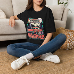 Nightmares Movie Poster T-Shirt — "Now Showing" Retro Drive-in Movie Horror BP Halloween