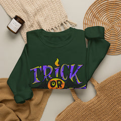 Halloween 'Trick or Treat' Crewneck Sweatshirt — Retro Candy Graphic