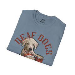 FB Rockstar Dog Unisex T-Shirt - Deaf Dogs Definitely Rock Design