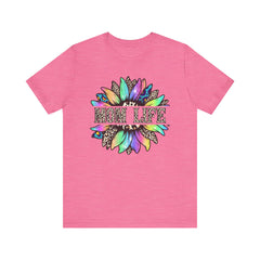 Sunflower Leopard Mom Tee