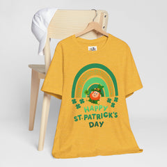 St. Patrick's Day Rainbow LeprechaunTee - Unisex Short Sleeve Shirt
