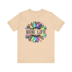 Sunflower Leopard Mom Tee