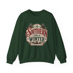 Southern Kind of Winter Crewneck Sweatshirt- Christmas