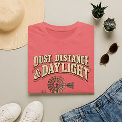 Dust, Distance & Daylight T-Shirt — Vintage Windmill Graphic Tee for Outdoor Lovers- Southern Heritage