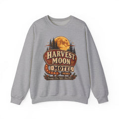 Harvest Moon Motel Sweatshirt — Vintage Autumn Cabin Pullover- Southern Heritage