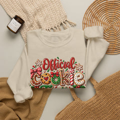 "Official Cookie Tester" Christmas Holiday Sweatshirt