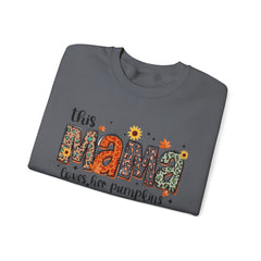 "This Mama Loves Her Pumpkins" Unisex Heavy Blend™ Crewneck Sweatshirt