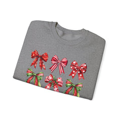 Christmas Red Bow Sweatshirt