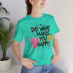Do What Makes You Happy Tee | Unisex Jersey Short Sleeve Shirt, Positive Vibes Shirt, Gift for Friends, Uplifting Apparel, Casual [...]