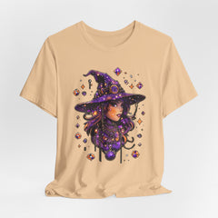 Enchanting Witch Graphic Tee - Perfect for Halloween, Gifts, Parties, Casual Wear, and Witchy Vibes