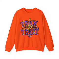 Halloween 'Trick or Treat' Crewneck Sweatshirt — Retro Candy Graphic