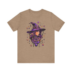 Enchanting Witch Graphic Tee - Perfect for Halloween, Gifts, Parties, Casual Wear, and Witchy Vibes